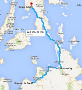 Cagayan to Ormoc